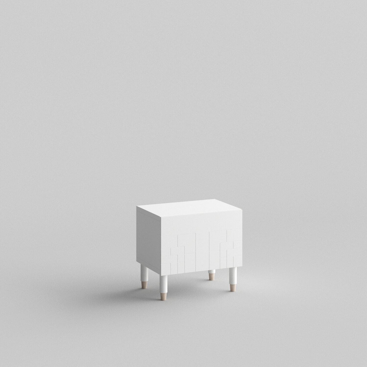Custom doors for IKEA Besta Cabinet Door White Lace