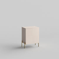 Parquet Full Kit (door, top and side panels) in Pale Blush to remodel Besta, 25" tall 1 door frame. Rich and durable designer-grade finish.