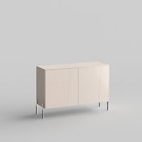 Rafter Full Kit (doors, top and side panels) in Pale Blush to remodel Besta, 25" tall 2 door frame. Rich and durable designer-grade finish.