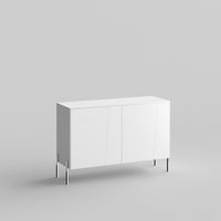 Rafter Full Kit (doors, top and side panels) in White Lace to remodel Besta, 25" tall 2 door frame. Rich and durable designer-grade finish.