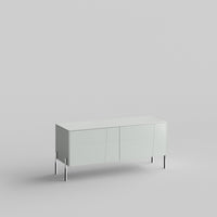 Rafter Full Kit (doors, top and side panels) in Silver Sage to remodel Besta, 15" tall 2 door frame. Rich and durable designer-grade finish.