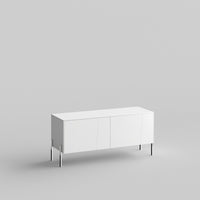 Rafter Full Kit (doors, top and side panels) in White Lace to remodel Besta, 15" tall 2 door frame. Rich and durable designer-grade finish.