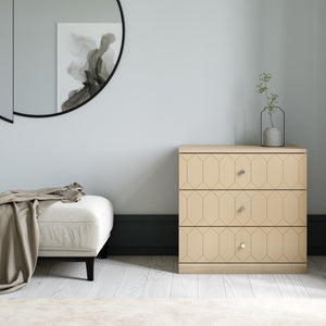 Susan Dresser Drawer Fronts for IKEA Malm in Earthy Sand